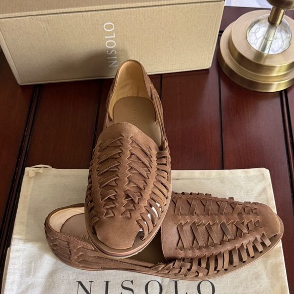 Nisolo Men’s Brown Woven Slip-On Huarache main image 5